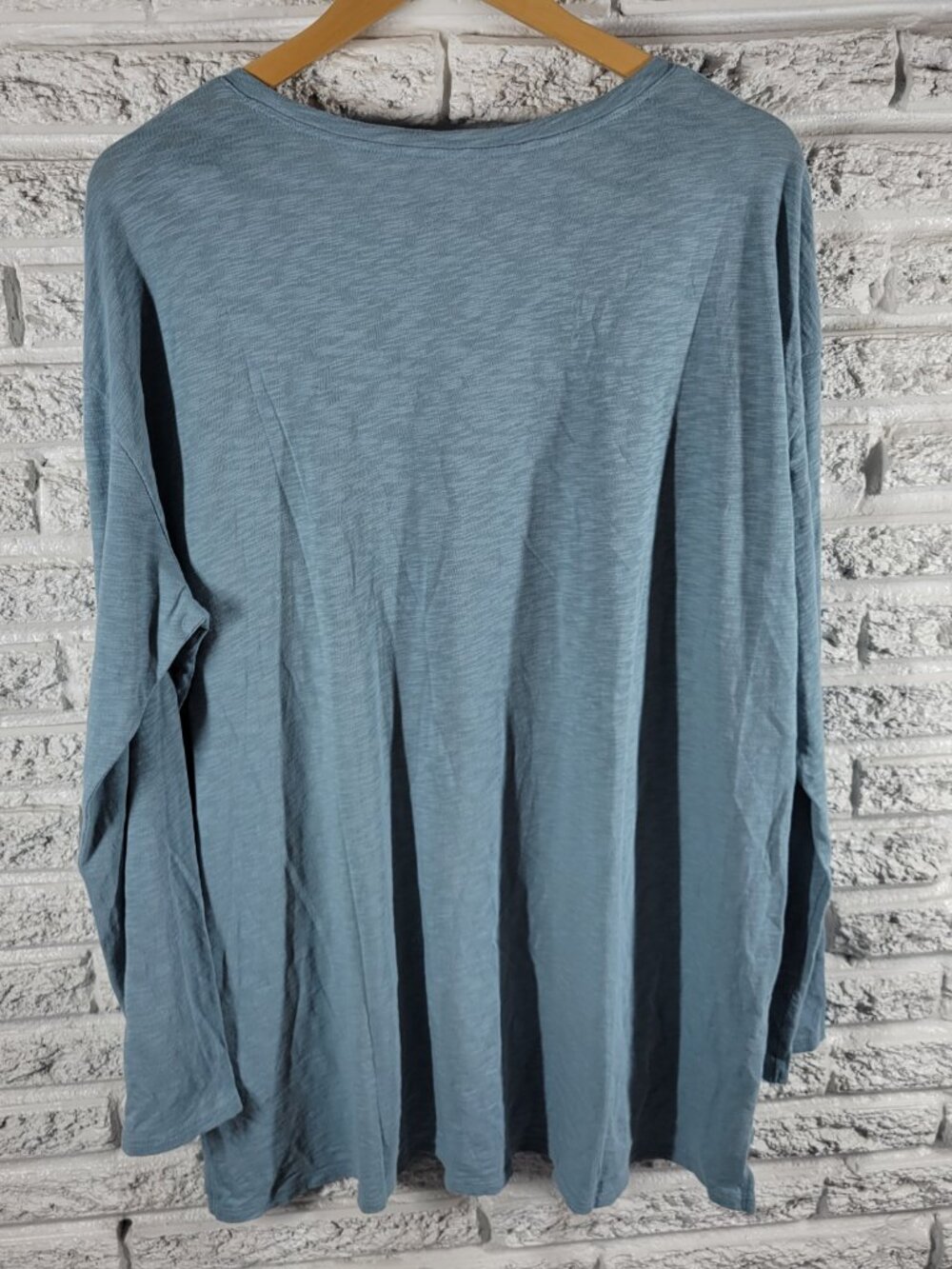 Life Is Good Tee XL Blue Long Sleeve 100% Cotton Crew Neck Pullover BLU66E - Picture 6 of 9